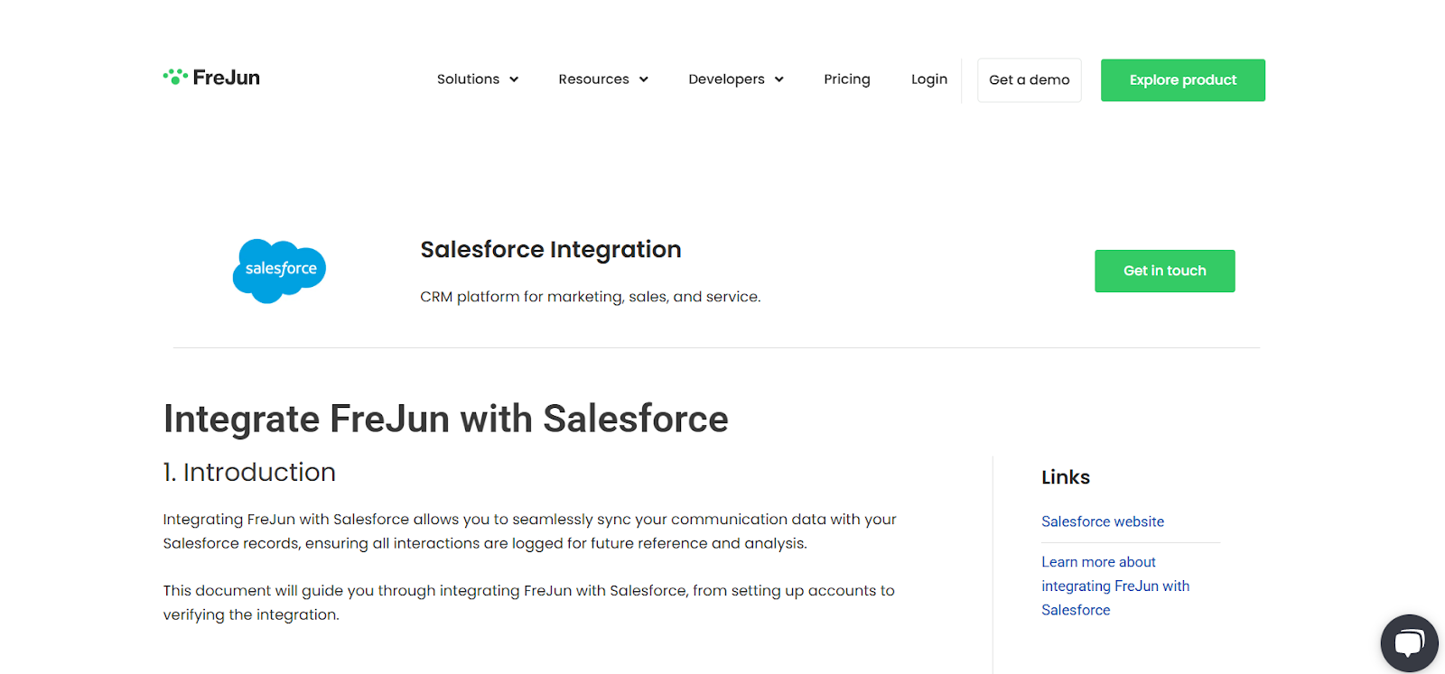 Salesforce Integration
