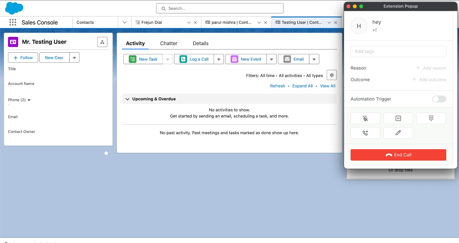 FreJun's Chrome Extension