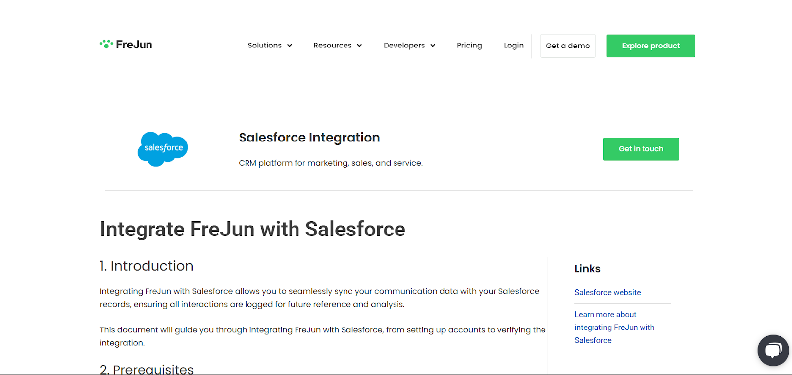 Salesforce Integration