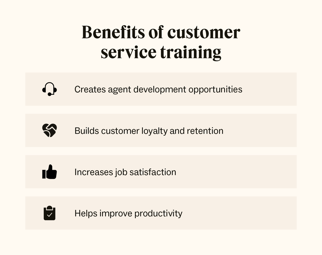 Benefits of customer service training