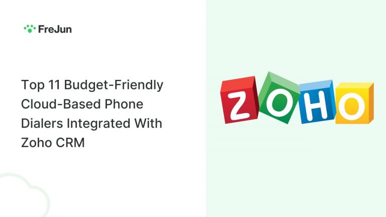Phone dialers integrated with Zoho