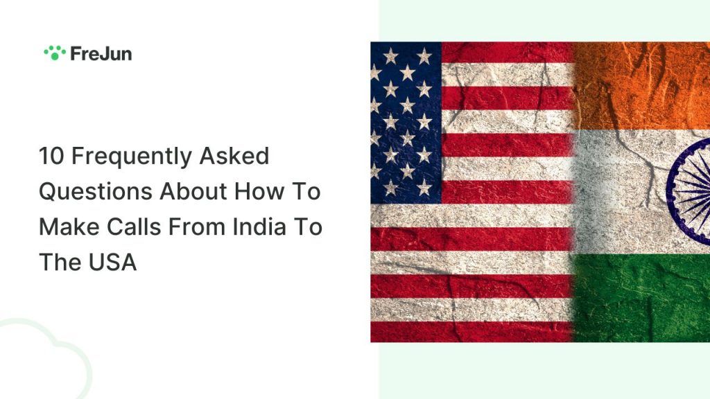 How to make calls from India to the USA