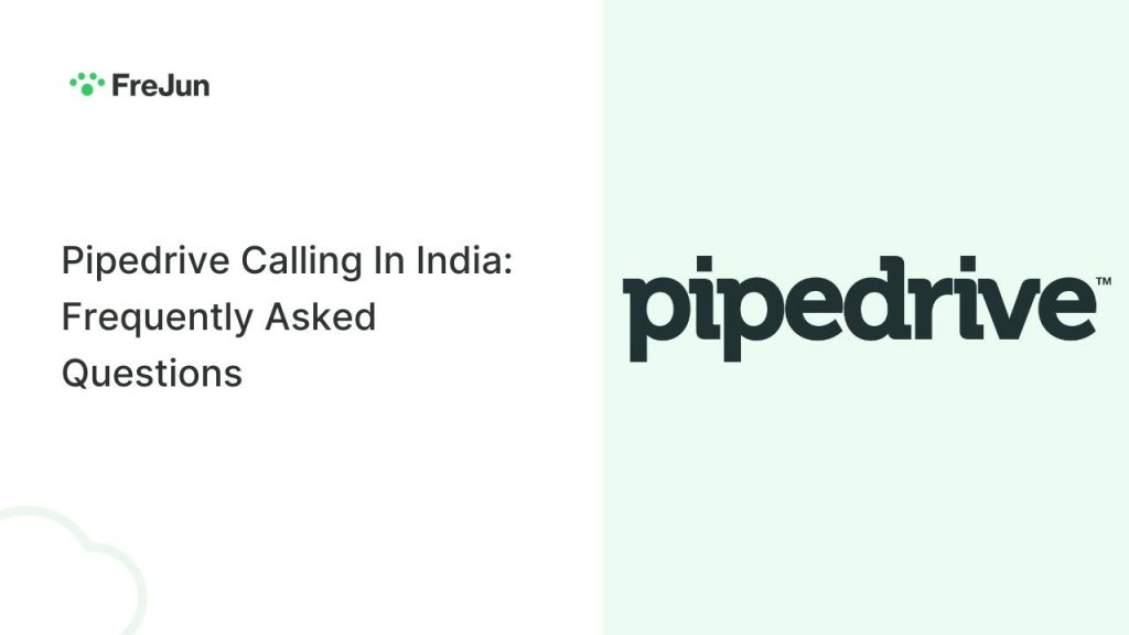 Pipedrive calling in India