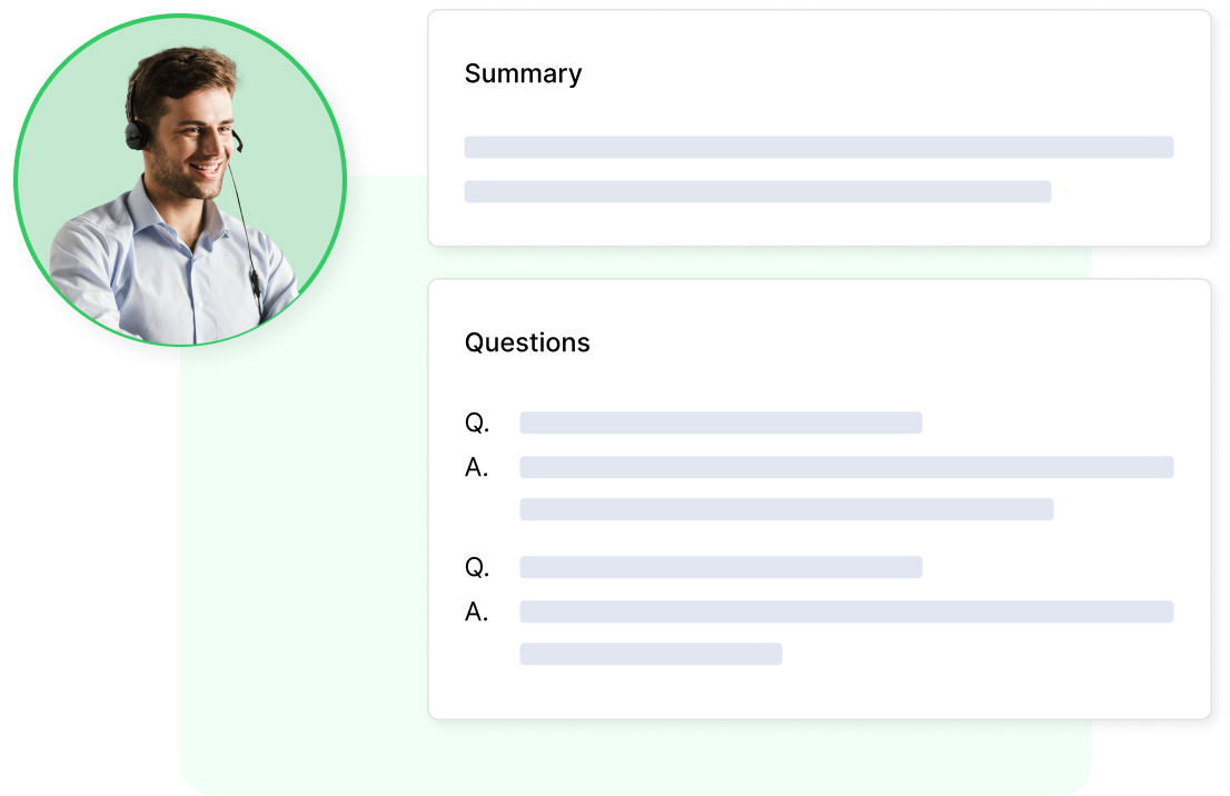 AI Call summary and notes