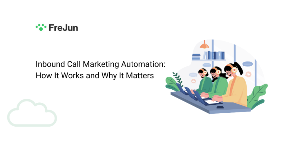Inbound call marketing automation workflow example