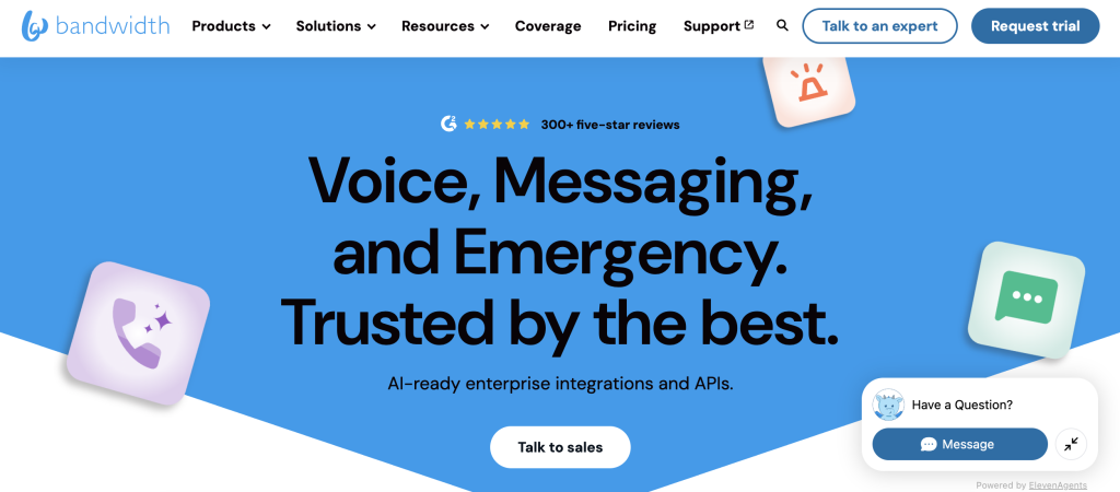 Bandwidth Homepage