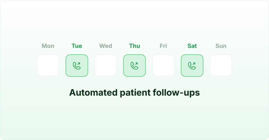 Calling software for healthcare & patient outreach Singapore: automated patient follow-up calls in a week.