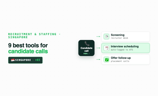 Top 9 Best Calling Software for Recruitment & Staffing Agencies in Singapore