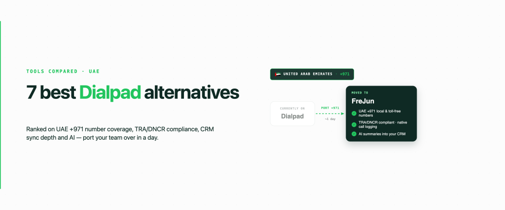 Top 7 Best Dialpad Alternatives in UAE