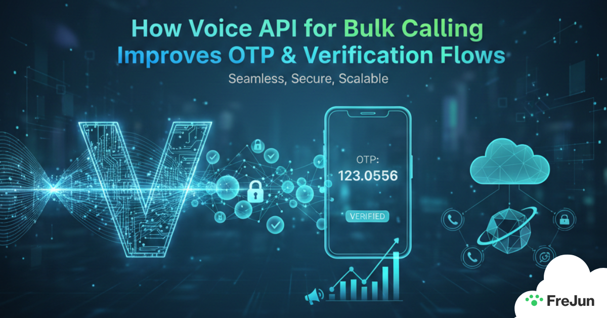 How Voice API for Bulk Calling Improves OTP & Verification Flows