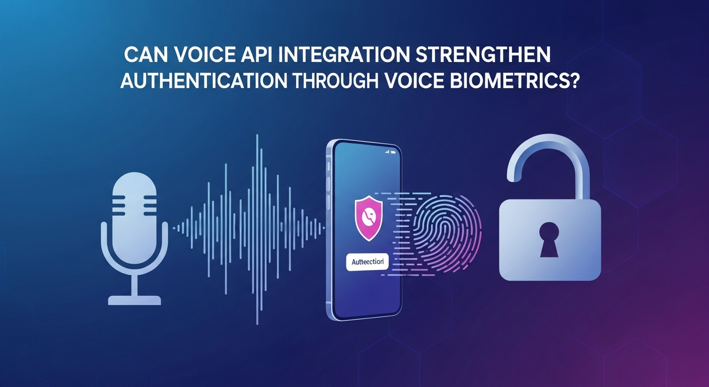 Can Voice API Integration Strengthen Authentication Through Voice Biometrics