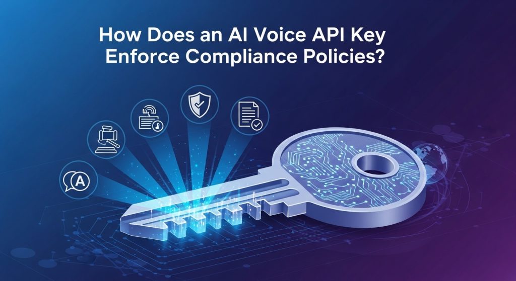 How Does an AI Voice API Key Enforce Compliance Policies
