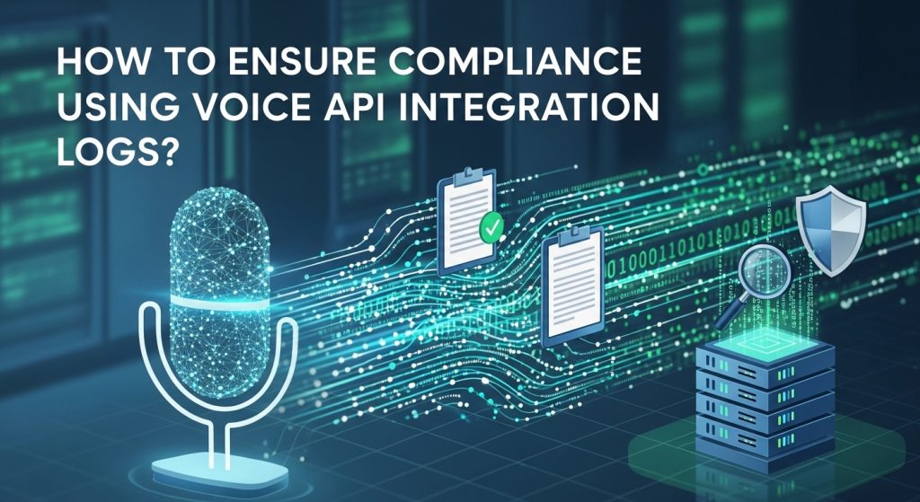 How to Ensure Compliance Using Voice API Integration Logs