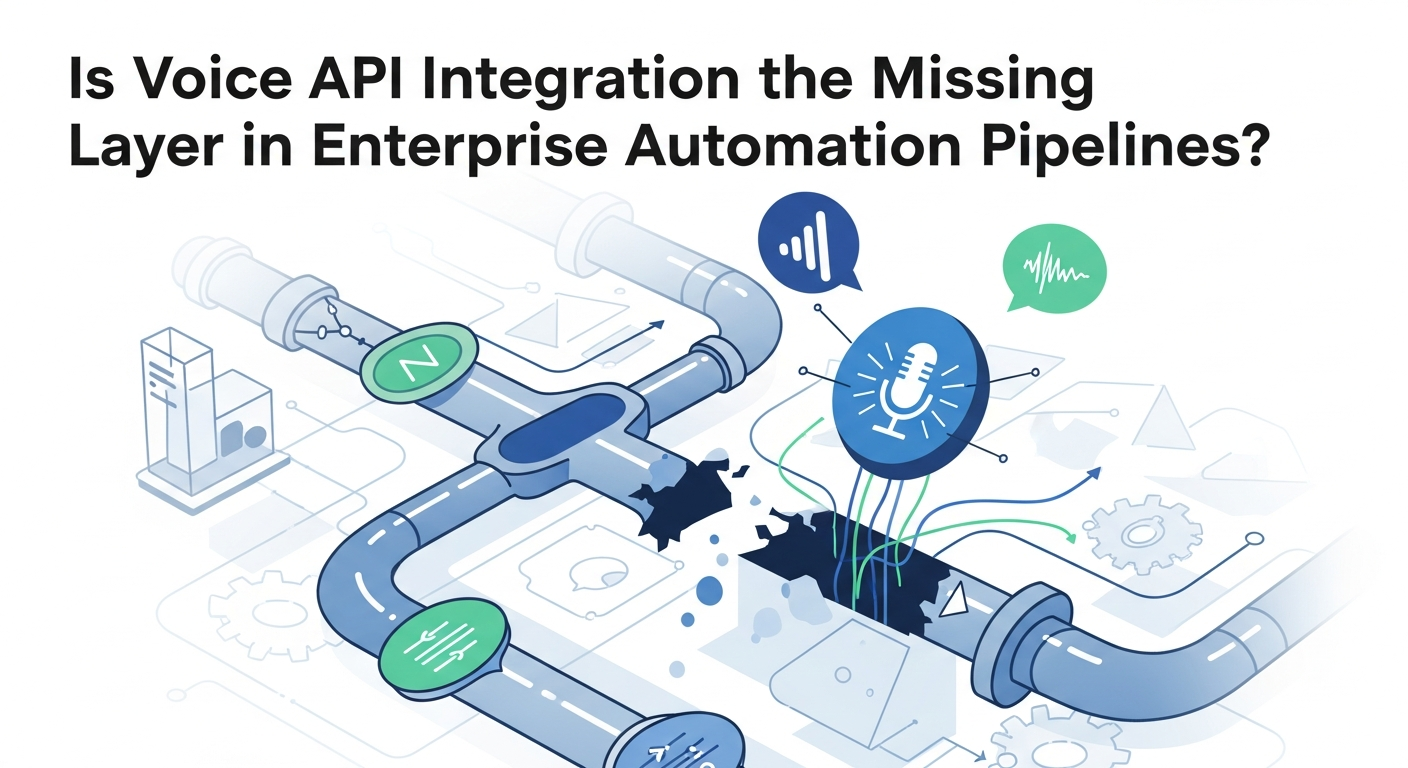 Is Voice API Integration the Missing Layer in Enterprise Automation ...