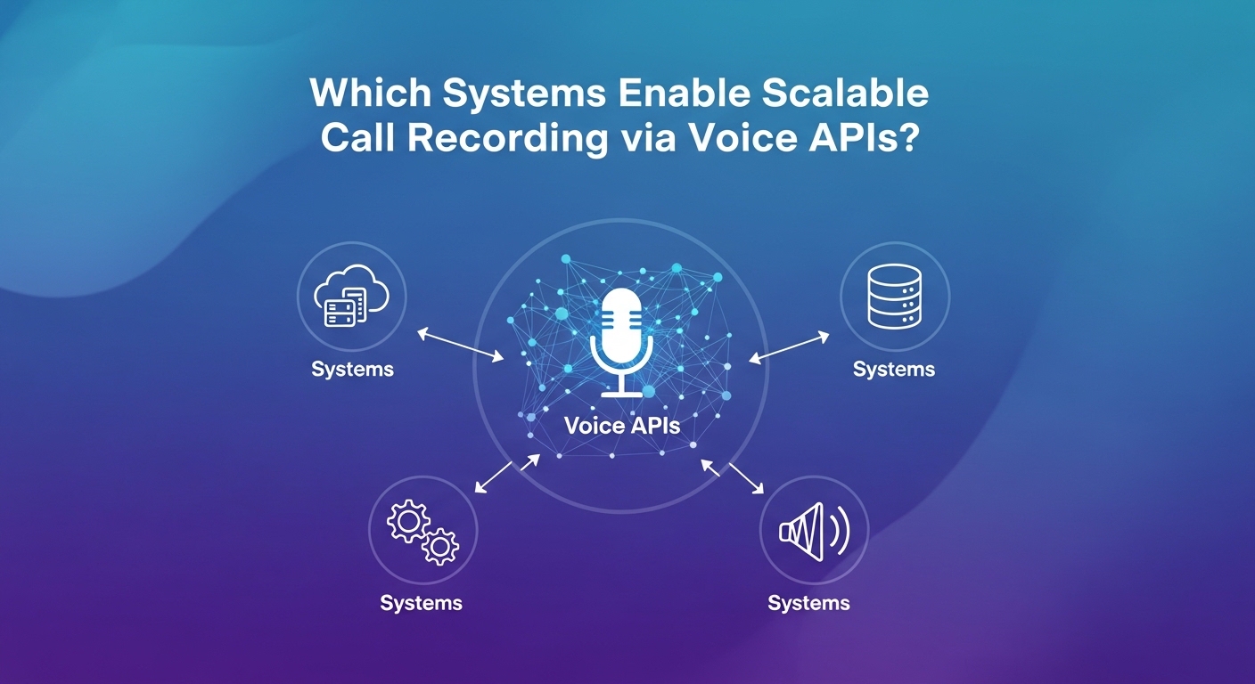 Which Systems Enable Scalable Call Recording via Voice APIs
